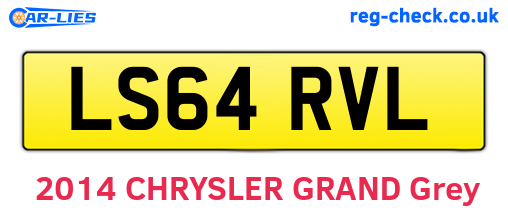 LS64RVL are the vehicle registration plates.