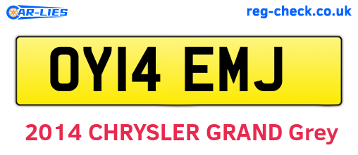 OY14EMJ are the vehicle registration plates.