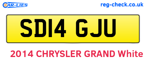 SD14GJU are the vehicle registration plates.