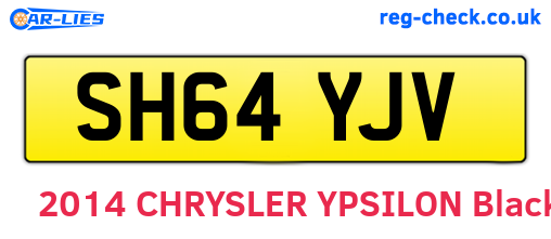 SH64YJV are the vehicle registration plates.