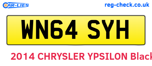 WN64SYH are the vehicle registration plates.