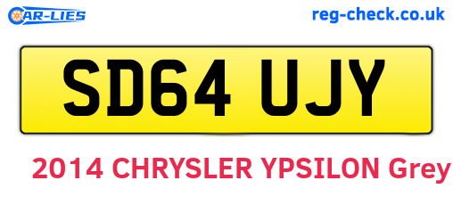 SD64UJY are the vehicle registration plates.