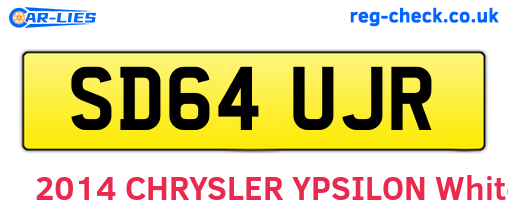 SD64UJR are the vehicle registration plates.