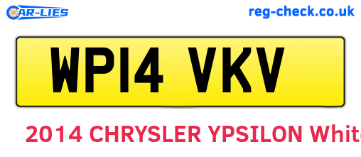 WP14VKV are the vehicle registration plates.