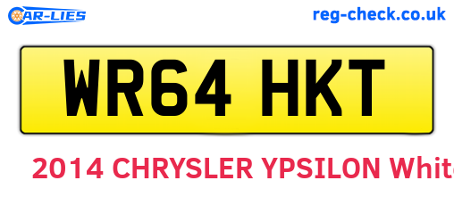 WR64HKT are the vehicle registration plates.