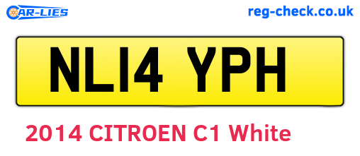 NL14YPH are the vehicle registration plates.