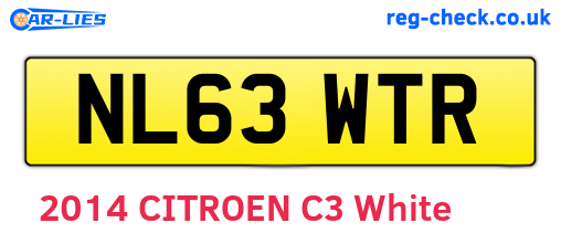 NL63WTR are the vehicle registration plates.