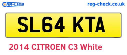 SL64KTA are the vehicle registration plates.