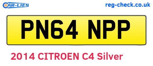 PN64NPP are the vehicle registration plates.