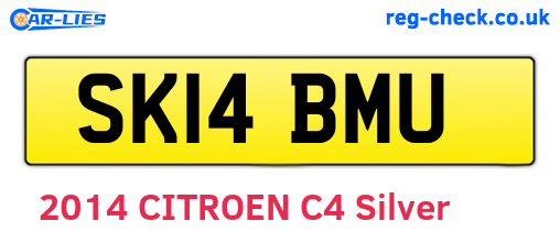 SK14BMU are the vehicle registration plates.