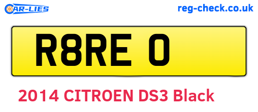 R8REO are the vehicle registration plates.