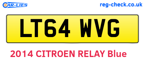 LT64WVG are the vehicle registration plates.