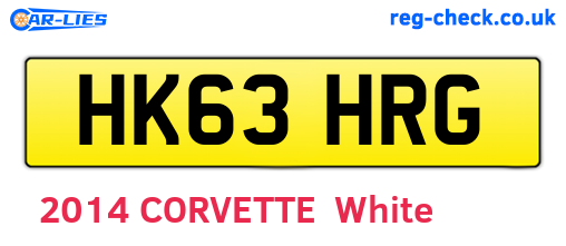 HK63HRG are the vehicle registration plates.