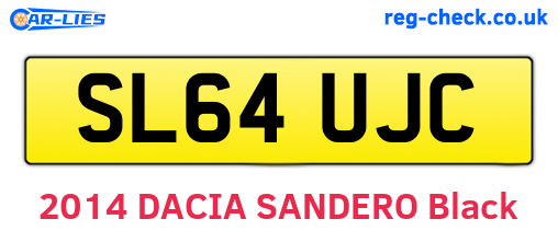 SL64UJC are the vehicle registration plates.