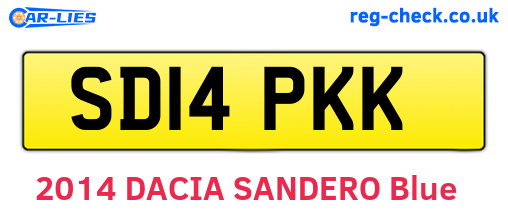 SD14PKK are the vehicle registration plates.