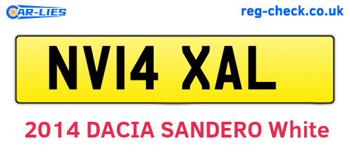 NV14XAL are the vehicle registration plates.