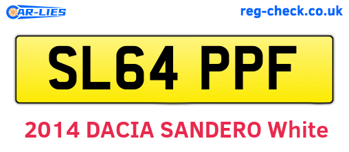 SL64PPF are the vehicle registration plates.