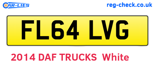 FL64LVG are the vehicle registration plates.