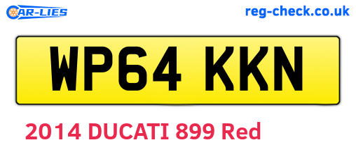 WP64KKN are the vehicle registration plates.