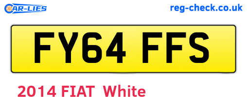 FY64FFS are the vehicle registration plates.