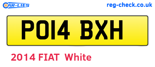 PO14BXH are the vehicle registration plates.