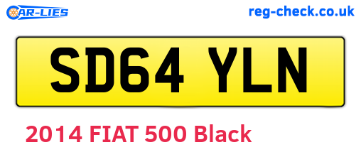 SD64YLN are the vehicle registration plates.