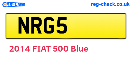 NRG5 are the vehicle registration plates.