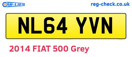 NL64YVN are the vehicle registration plates.