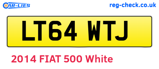 LT64WTJ are the vehicle registration plates.