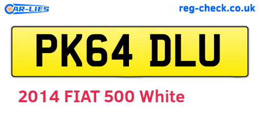 PK64DLU are the vehicle registration plates.