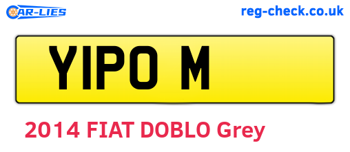 Y1POM are the vehicle registration plates.