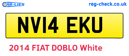 NV14EKU are the vehicle registration plates.