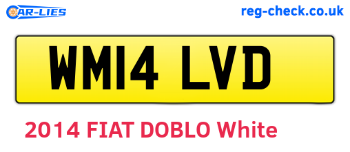 WM14LVD are the vehicle registration plates.