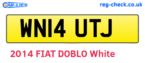 WN14UTJ are the vehicle registration plates.