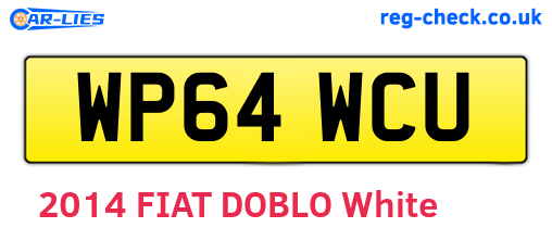 WP64WCU are the vehicle registration plates.