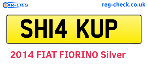 SH14KUP are the vehicle registration plates.