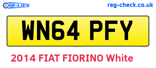 WN64PFY are the vehicle registration plates.