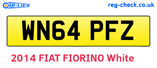 WN64PFZ are the vehicle registration plates.