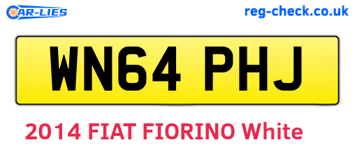 WN64PHJ are the vehicle registration plates.