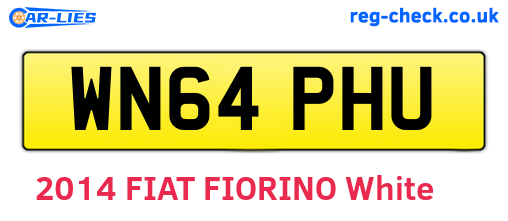 WN64PHU are the vehicle registration plates.