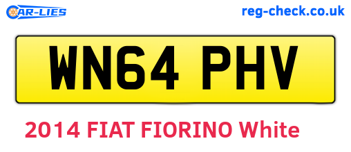 WN64PHV are the vehicle registration plates.