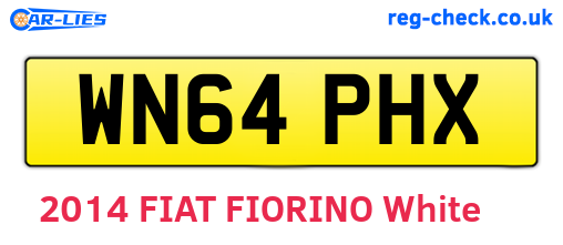 WN64PHX are the vehicle registration plates.