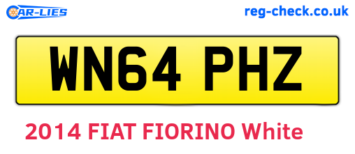 WN64PHZ are the vehicle registration plates.