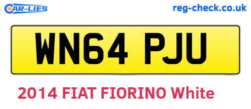 WN64PJU are the vehicle registration plates.