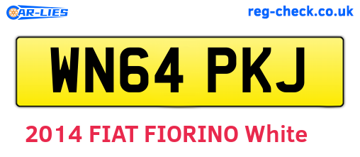 WN64PKJ are the vehicle registration plates.