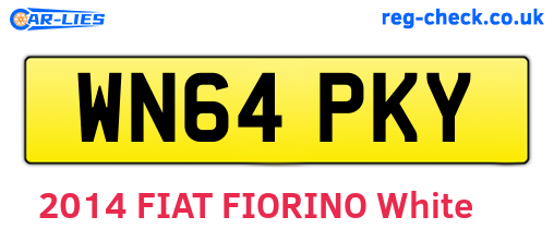 WN64PKY are the vehicle registration plates.