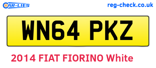 WN64PKZ are the vehicle registration plates.