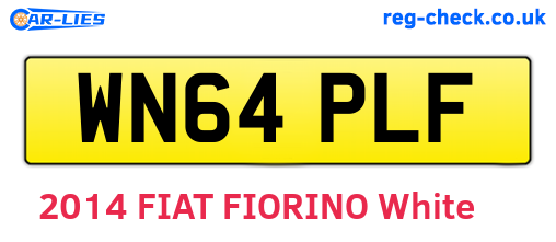 WN64PLF are the vehicle registration plates.