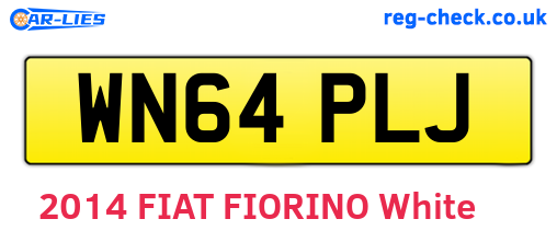 WN64PLJ are the vehicle registration plates.