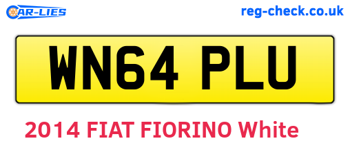 WN64PLU are the vehicle registration plates.